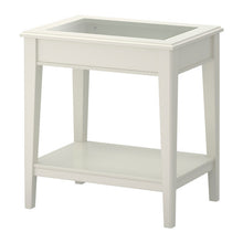 IKEA LIATORP Side table, white, glass - set of 2 accent tables