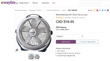 Lasko - Wind Machine Floor Fan