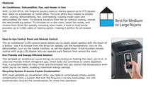Delonghi 12,500 BTU Portable 4-in-1 Air Conditioner