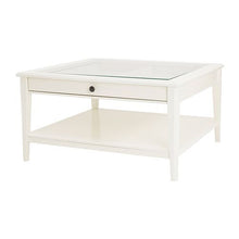 IKEA LIATORP Coffee table, white, glass